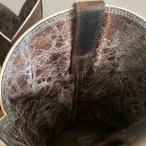 ARIAT Women’s Magnolia Western Boots Distressed Brown 7.5 B Rodeo Boho - Picture 14 of 16